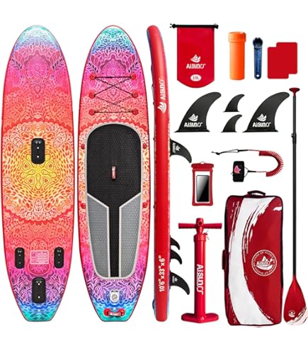 Amazon | ZLX 空気注入式 スタンドアップパドルボード 10フィート6