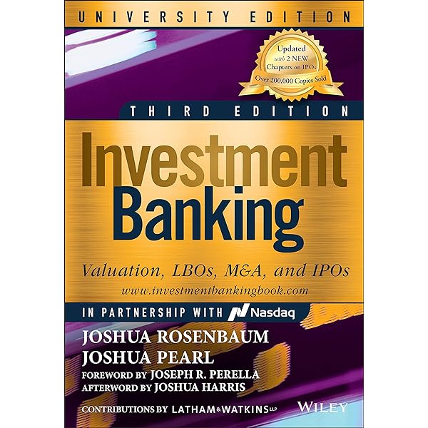 Investment Banking 第三版 Amazon | Investment Banking: Valuation, Leveraged Buyouts