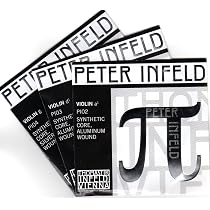 Amazon.co.jp: Thomastik Violin String PETER INFELD ADG Wire Set (D
