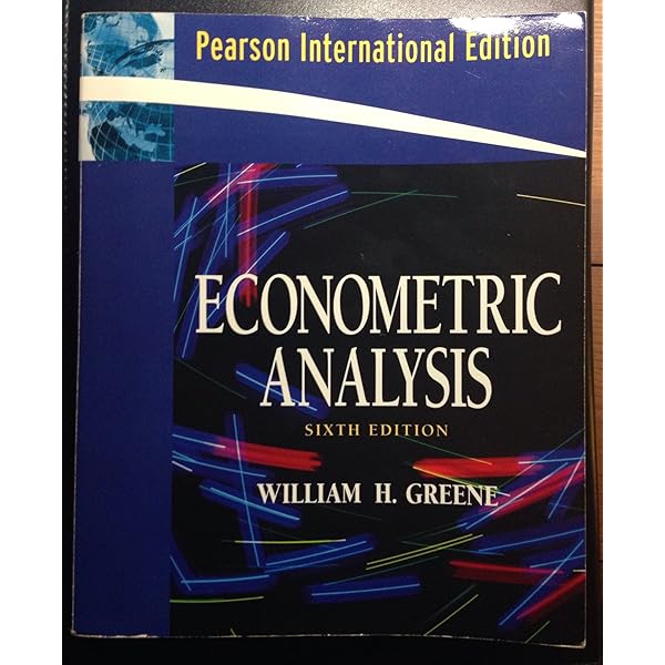 Amazon.co.jp: Econometric Analysis : Greene, William