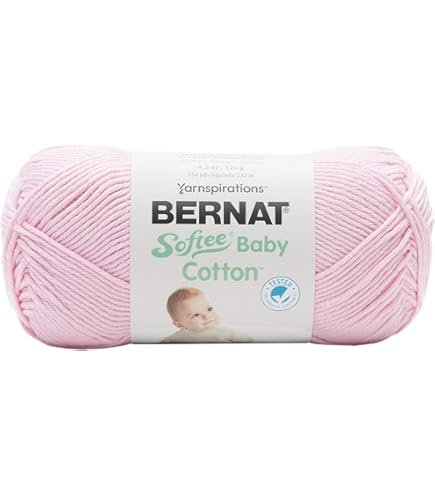 Amazon | Bernat Softee Baby Cotton Yarn-Soft Plum 166052-52005