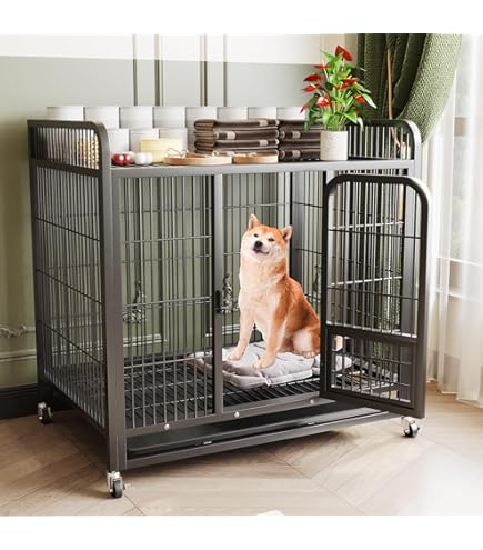 TUIYIDUO 犬のケージ ペットケージ 屋根付 110x72x101.5cm TUIYIDUO 犬