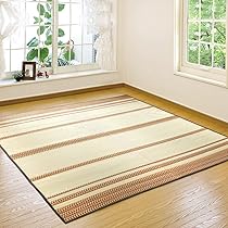 昭和レトロ 縞模様 ボーダー い草 茣蓙 畳 カーペット ラグ 上敷き 正方形 81JifrBVjXL._AC_UL210_SR210,