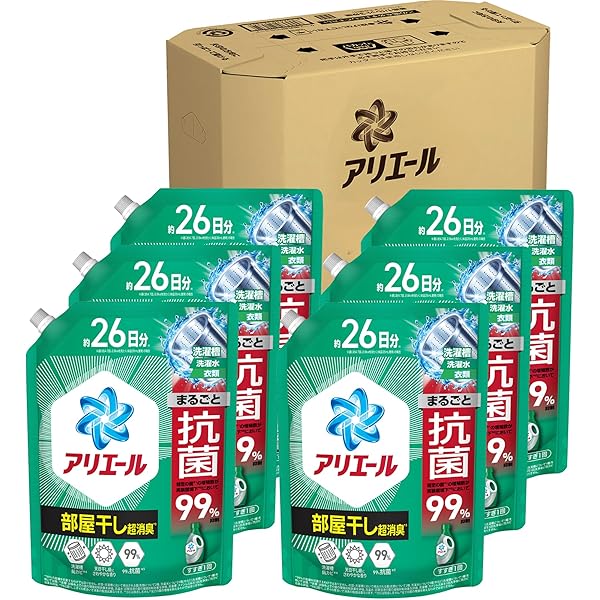 Amazon | アリエール 超抗菌ジェル 部屋干しプラス 超特大