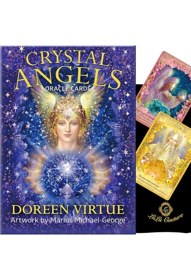 Amazon | クリスタル エンジェル オラクルカード 【 2023年 改訂版