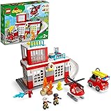 レゴ(LEGO) デュプロ デュプロのまち しょうぼうしょとヘリコプター 10970 おもちゃ ブロック プレゼント幼児 赤ちゃん 消防 しょうぼう ヘリコプター 男の子 女の子 2歳以上