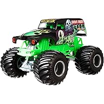 ホットウィール GRAVE DIGGER Hot Wheels Monster Jam Grave Digger Die-Cast Vehicle, 1:24 Scale