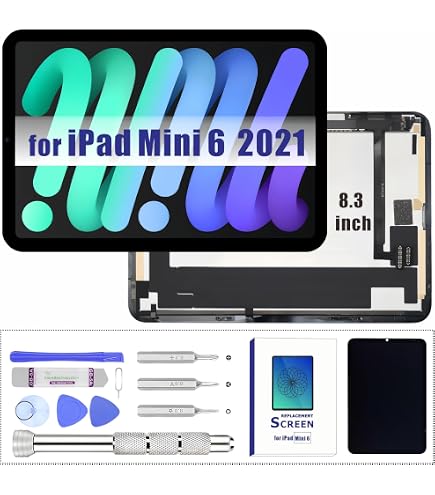 Amazon.co.jp: ARSSLY iPad Mini 6用 フロントガラスパネル iPad Mini6