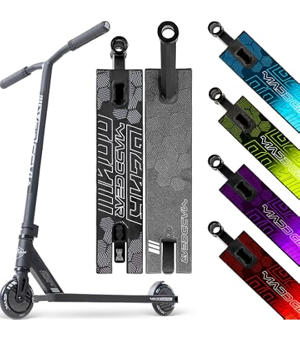 Tech Deck Scooters Series 1 – Trottinette Freestyle District Co 3/6 Par Spin Master, Roues PU, Guidon Fixe, Adulte (max 54 Kg)
