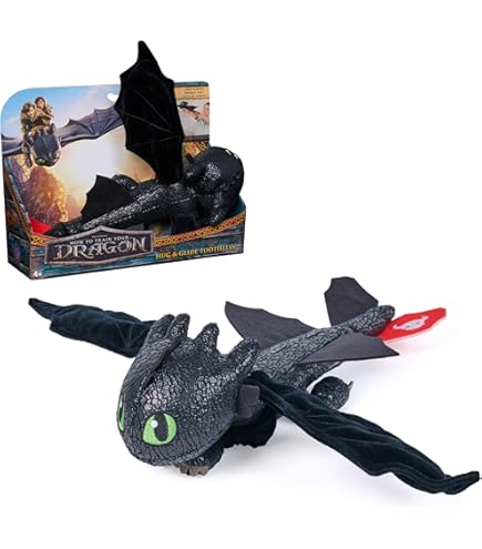 Amazon.co.jp: ヒックとドラゴン 3 ぬいぐるみ 10インチ