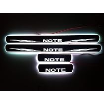 日産ノートe-POWERキッキングプレート【スカッフプレート】LED白色発光