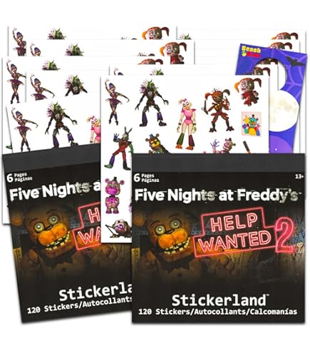 Amazon | Five Nights at Freddy's Stickers, 4 Sheets | シール