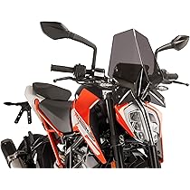 MRA KTM DUKE 125, 200, 390 スモークウインドシールド MRA】KTM DUKE 125/200/390 17-18 用スクリーンスポーツ新発売