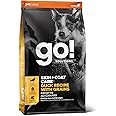 Go! SOLUTIONS Skin + Coat Care Dog Food, 22.8 lbs (9.98 kg), Duck Whole Grain, Brown Rice, Fruit, All Ages, All Breeds