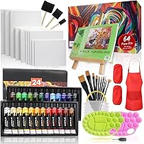 Amazon.co.jp: カラフルなアクリル絵画アートキット - アクリル