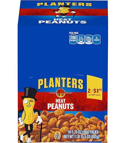 Wholesale Planters Salted Peanuts - 1 oz. - Weiner's LTD