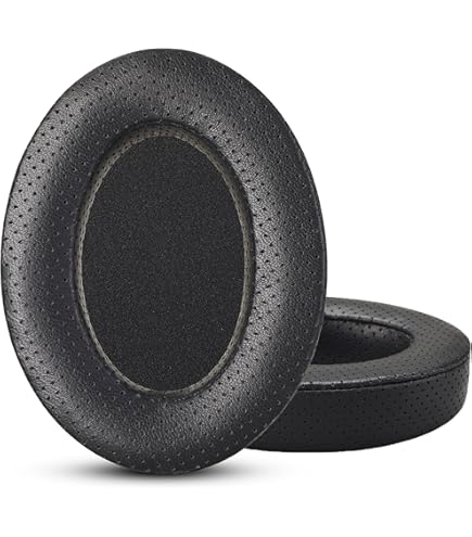 SOULWIT Cuscinetti Auricolari Ricambio per Sennheiser HD650, HD6XX (Massdrop), HD600, HD58X (Massdrop), HD660S, HD660S2, HD580, HD565, HD545, Padiglioni con Schiuma ad Alta Densità - Nero SOULWIT Cuscinetti Auricolari Ricambio per Sennheiser HD650, HD6XX (Massdrop), HD600, HD58X (Massdrop), HD660S, HD660S2, HD580, HD565, HD545, Padiglioni con Schiuma ad Alta Densità - Nero