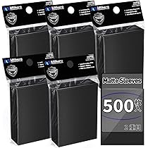 Amazon.co.jp: Mlikero カードスリーブ 500枚 マット仕様 トレカ