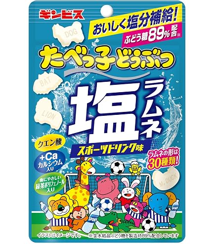 Amazon.co.jp: ギンビス たべっ子どうぶつラムネ 38g×10袋 : 食品