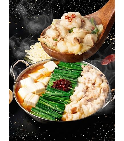Amazon.co.jp: 黄金屋 極とろ もつ鍋セット 1人前 国産牛モツ 小腸 1人