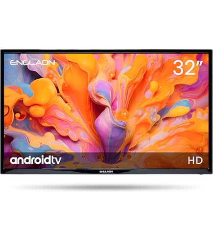 EKO 32-Inch Smart LED TV, HD Android TV with Built-in Chromecast