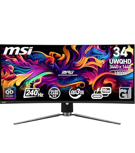 LG 45GS96QB-B 45” Ultragear OLED Curved Gaming Monitor