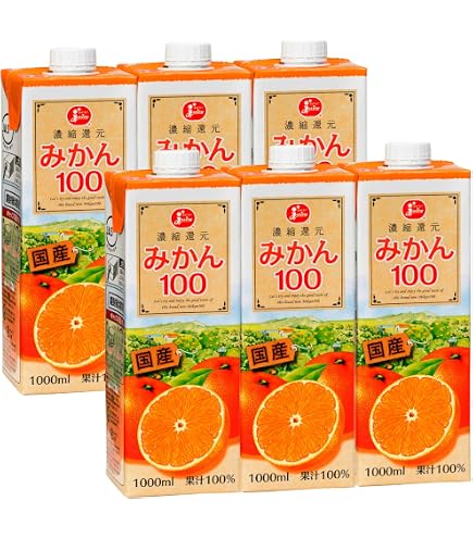 Amazon.co.jp: えひめ100 みかん いよかん混合ジュース1000ml x 2