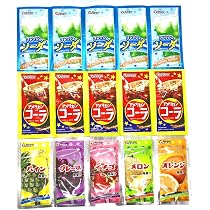 Amazon.co.jp: 松山製菓 粉末ジュース まとめ買い 7種 計60袋セット 