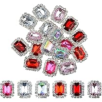 ストーン飾り2個セット 楽天市場】カン付き ラインストーン チャーム 各2~6個入り 全13