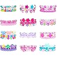 Elesa Miracle 36pc Little Girl Teens Kids Beaded Bracelet Value Set Kids Girl Party Favor Pretend Play Bracelet