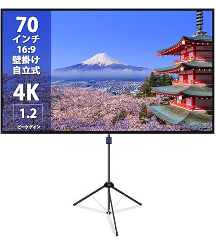 Amazon.co.jp: EPSON プロジェクターポータブルスクリーン ELPSC06