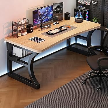 Amazonで購入のデスク（机） Amazon.co.jp: GTRACING ゲーミングデスク ゲームテーブル