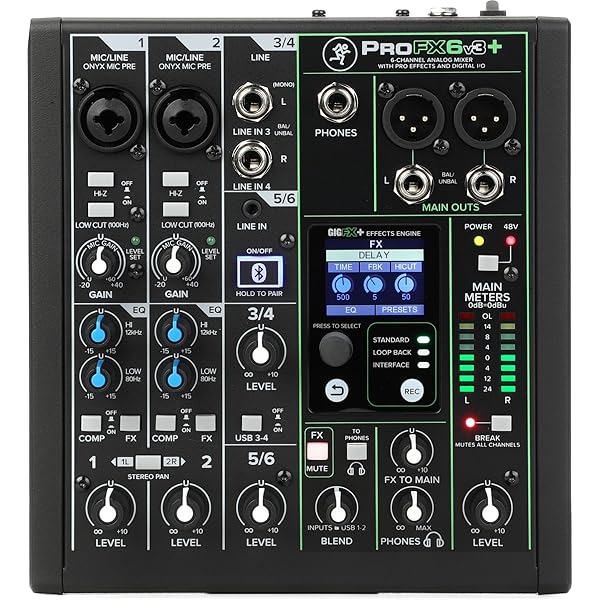Amazon | MACKIE アナログミキサーProFX6v3/ProFX6v3+専用