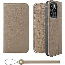 【色:グレージュ_サイズ:iPhone14Pro】HANATORA iPhone Amazon.co.jp: HANATORA iPhone14Pro ケース 本革 耐衝撃