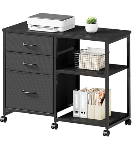 Amazon.co.jp: YeTom Side Cabinet, Desk Wagon, Fabric, Sleeve Desk
