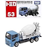 タカラトミー トミカ No.053 日産ディーゼル クオン ミキサー車 (箱) ミニカー おもちゃ 3歳以上 ブルー|ホワイト