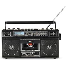 QFX J-220BT ReRun X Cassette Player Boombox with 4-Band Radio, MP3  Converter, and Bluetooth : Amazon.sg: Electronics