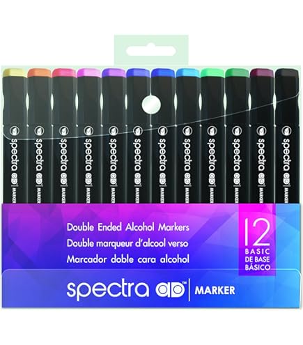 Chartpak ADマーカー Chartpak® AD® Marker Basic Set, 25 Markers – Chartpak