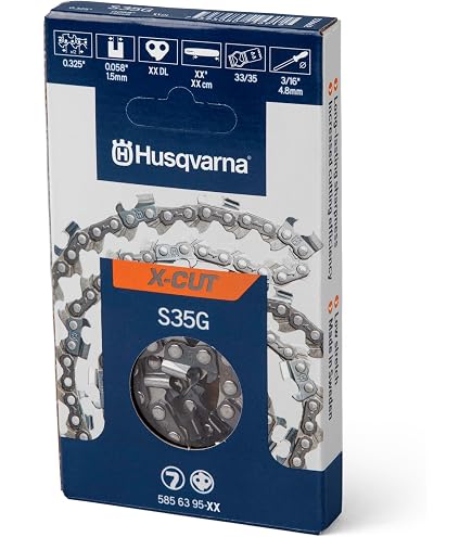 Amazon | Husqvarna X-Force 18インチチェーンソーガイドバー、0.325 