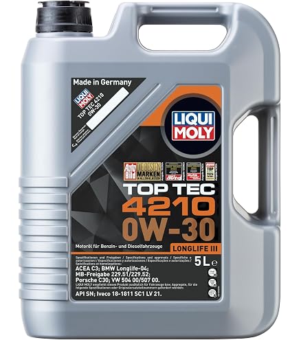 LIQUI MOLY TOP TEC 4310 0W-30 6本セット Amazon | LIQUI MOLY (リキモリ) トップテック4310 0W30 欧州車対応