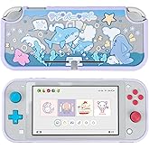 GeekShare Protective Case for Nintendo Switch Lite Cute Slim Cover Case Anti-Scratch Shock Absorption Hard Protective Shell C