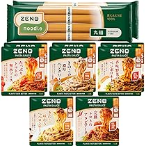 Amazon | 【豆100％麺のパスタセット】ZENB ゼンブ ヌードル 丸麺