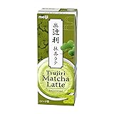 明治 辻利 抹茶ラテ 200ml [紙パック 飲料 ドリンク 飲み物 常温保存] ×24本