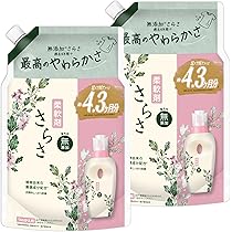 Amazon | さらさ 洗剤 詰め替え 大容量 約2か月分 (1490g) × 2袋 液体