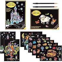 Amazon | 学研 スクラッチアート 空想キラキラ動物園 Q750578