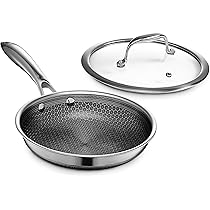 Amazon｜HexClad ハイブリッド ノンスティック 片手鍋 【14cm / 0.95L  