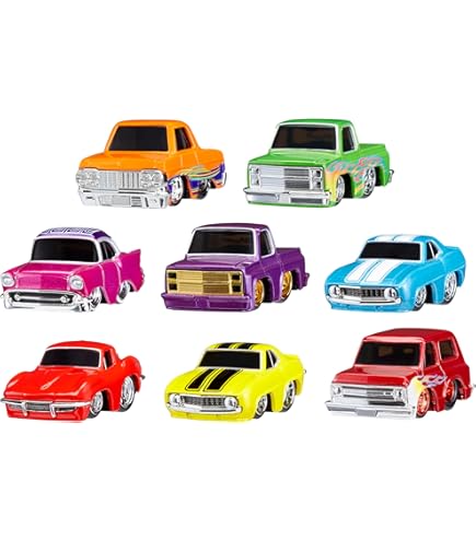 CARTUNED 　シリーズ2 8台セット CarTuned Series 2 - 8 Pack Diecast Vehicles – The MGA Shop