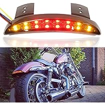 Amazon | オートバイ チョップド リア フェンダー エッジ LED ブレーキ