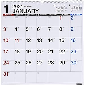 高橋 2021年 カレンダー 壁掛け B2変型 E31