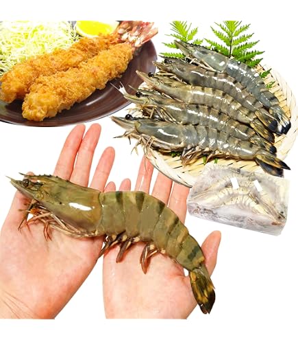 Amazon.co.jp: 【当店直輸入！】超超特大！天然有頭シータイガー えび